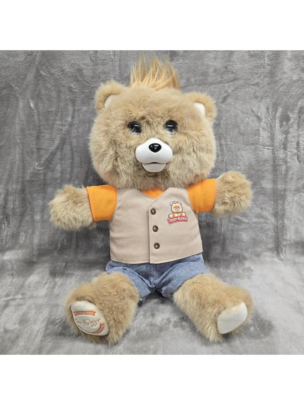 Teddy Ruxpin 2017 Bluetooth Storytelling Bear Wicked Cool Toys LCD Eyes Works